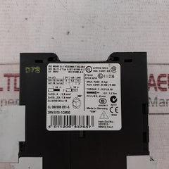 Siemens 3Rn1010-1Cm00 Sirius Thermistor Motor Protection Relay 220-240V Ac 300V