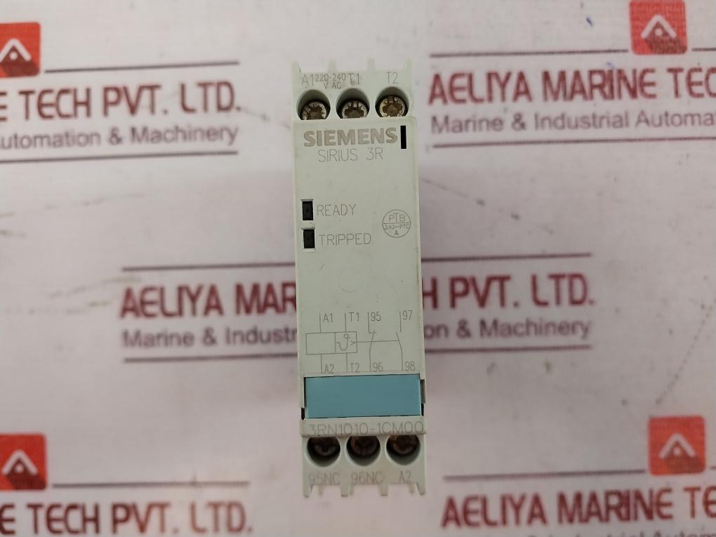 Siemens 3Rn1010-1Cm00 Thermistor Motor Protection Relay 3Zx1012-0Rn10-1Aa1 300V
