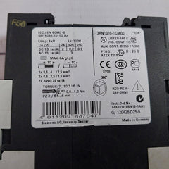 Siemens 3Rn1010-1Cm00 Thermistor Protection Relay