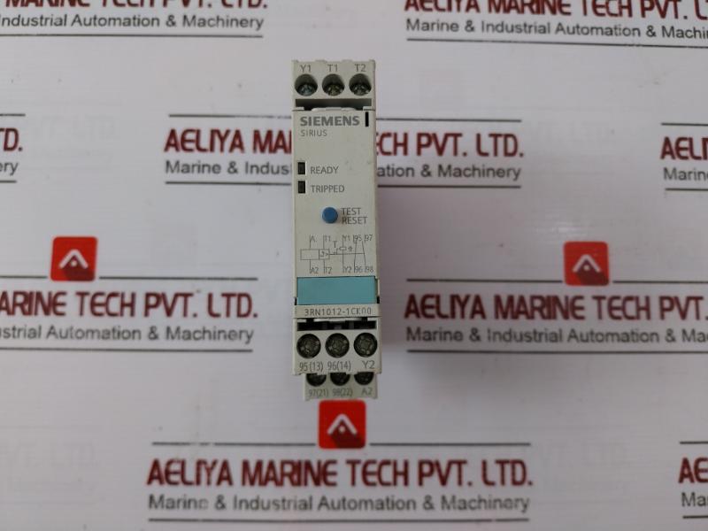 Siemens 3Rn1012-1Ck00 Sirius Thermistor Motor Protection Evaluation Unit 300V 5A