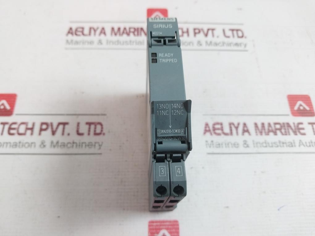 Siemens 3Rn2010-1Cw30 Thermistor Motor Protection Relay 24-240Vac/Dc 50/60 Hz