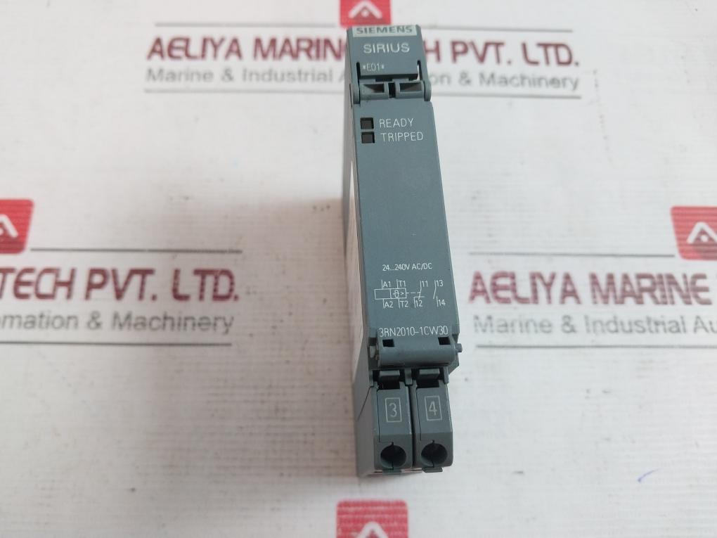 Siemens 3Rn2010-1Cw30 Thermistor Motor Protection Relay Ip20 300V 24-240V Ac/Dc