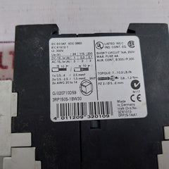 Siemens 3rp1505-1bw30 Timing relay 300v