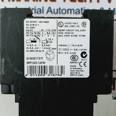 Siemens 3Rp1525-1Ap30 Time Relay 3Zx1012-0Rp15-1Aa1