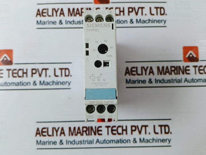 Siemens 3Rp1525-1Ap30 Time Relay 3Zx1012-0Rp15-1Aa1
