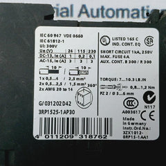 Siemens 3Rp1525-1Ap30 Time Relay 3Zx1012-0Rp15-1Aa1 300V