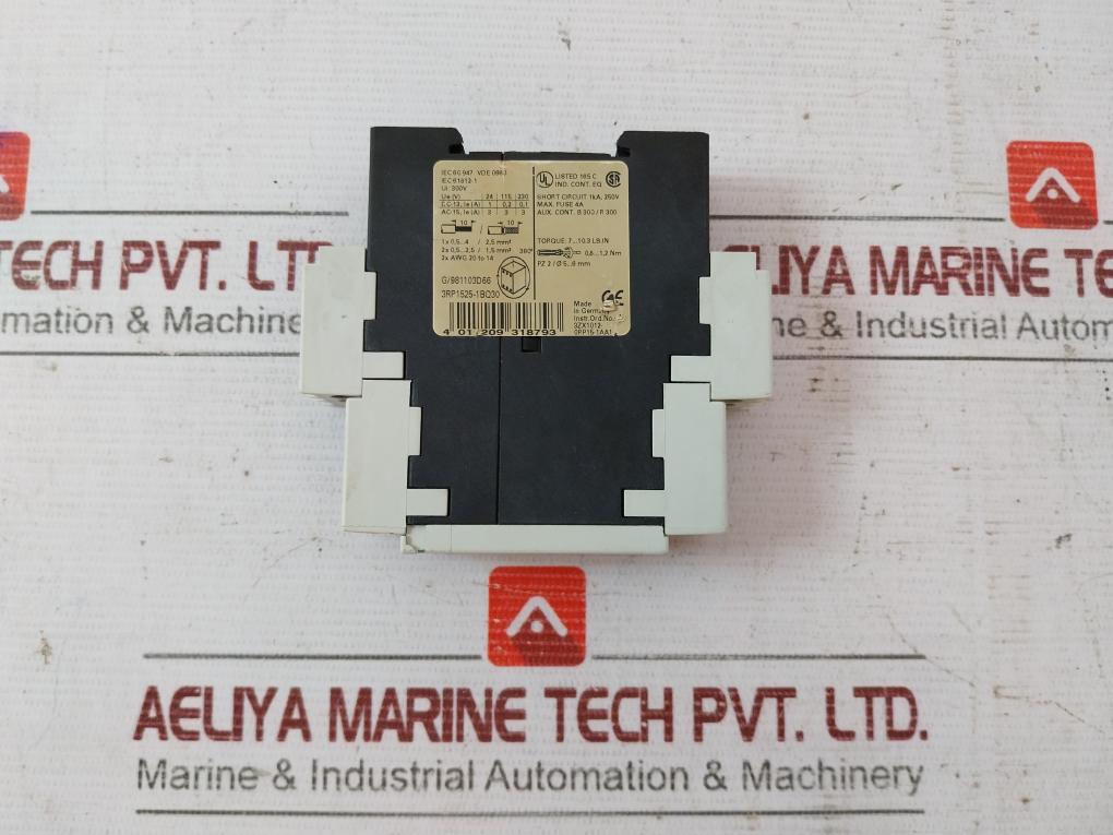 Siemens 3Rp1525-1Bq30 Timing Relay 100-127Vac G/981103D66 3Zx1012-0Rp15-1Aa1