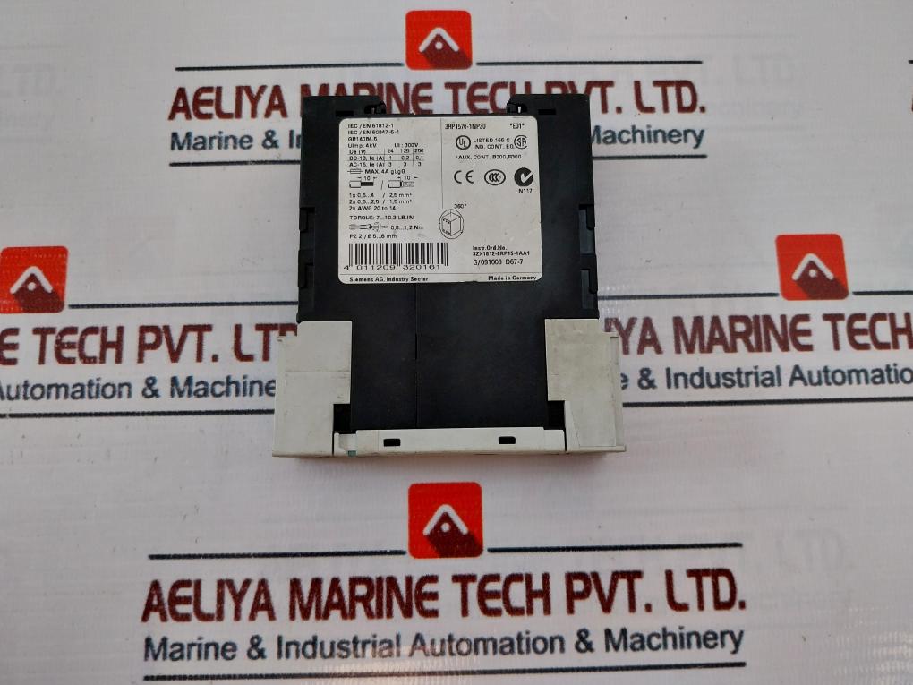 Siemens 3Rp1576-1Np30 Star Delta Timer 3-60S
