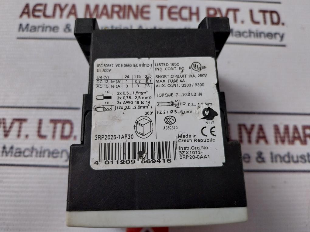 Siemens 3Rp2025-1Ap30 Solid State Time Relay