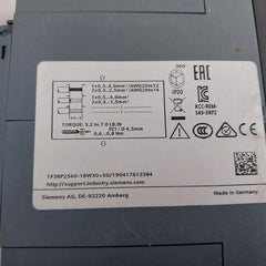 Siemens 3Rp2540-1Bw30 Time Relay Ip20 50/60Hz