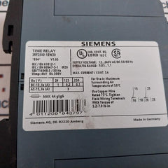 Siemens 3Rp2540-1Bw30 Time Relay Ip20 50/60Hz