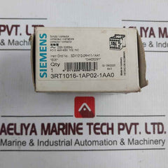 Siemens 3Rt1016-1Ap02-1Aa0 Sirius Contactor (Auto Switch Horizontal Way) 230Vac