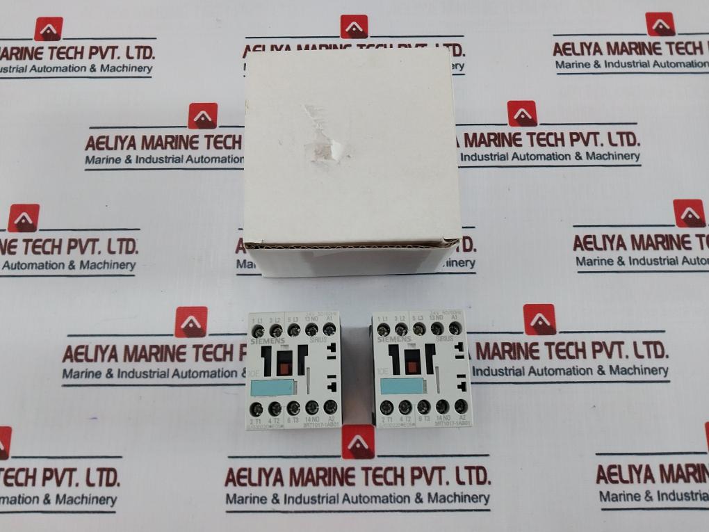 Siemens 3Rt1017-1Ab01 Sirius Contactor 24V 22A 690V Ac