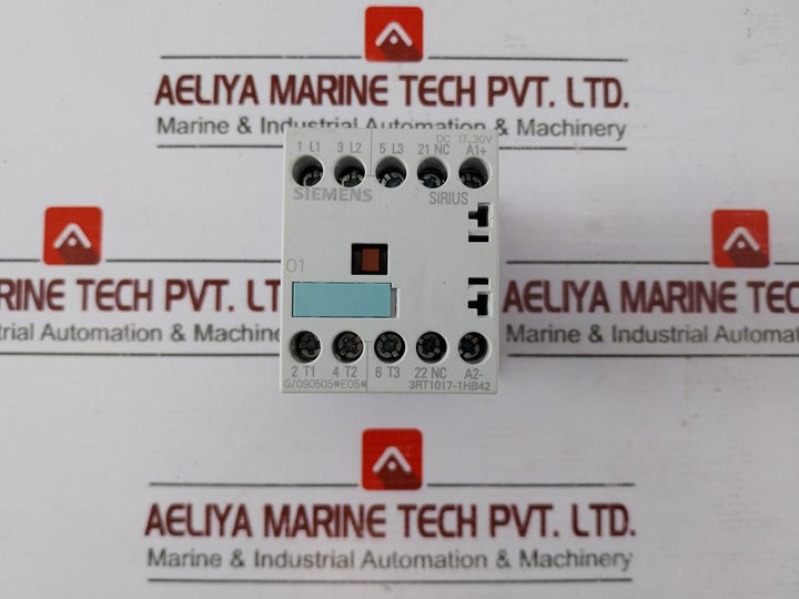 Siemens 3Rt1017-1Hb42 Power Contactor 3Zx1012-0Rh11-1Aa1 Dc 17-30V