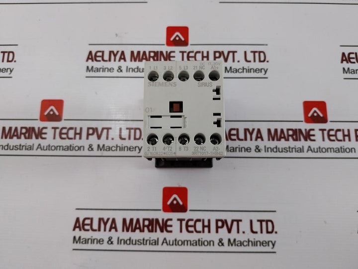 Siemens 3Rt1017-1Hb42 Power Contactor Ie Ac-1: 22A 690 V 5Ka, 600V Aux.Cont. A600/P600