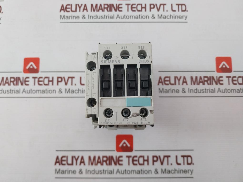 Siemens 3Rt1026-1B...0 Power Contactor Screw Terminal 3Rh1921-1Da11 10A/240V