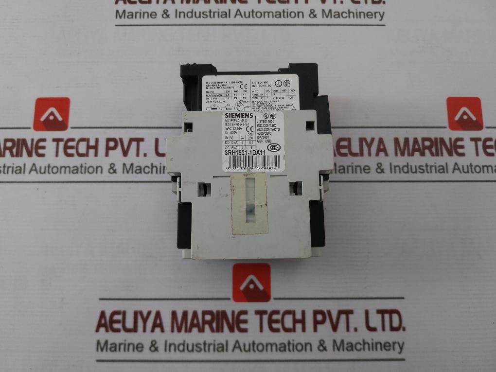 Siemens 3Rt1026-1B...0 Power Contactor Screw Terminal 3Rh1921-1Da11 10A/240V