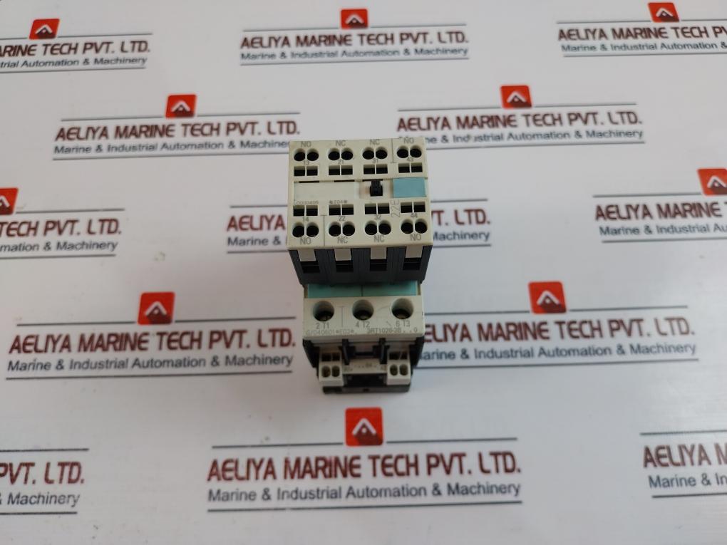 Siemens 3Rt1026-3B..0 Contactor W/ 3Rh1921-2Ha22 Aux Block