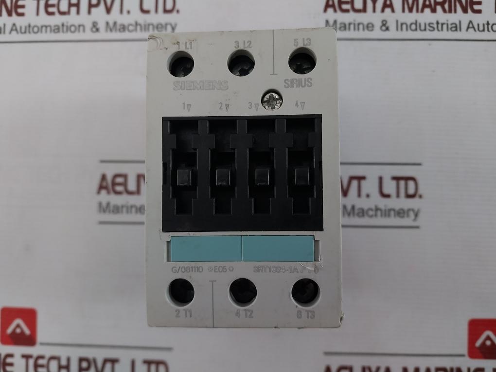 Siemens 3Rt1034-1Al20 Power Contactor 3Rt1926-1Bd00 45A 600Vac 230V 50/60Hz