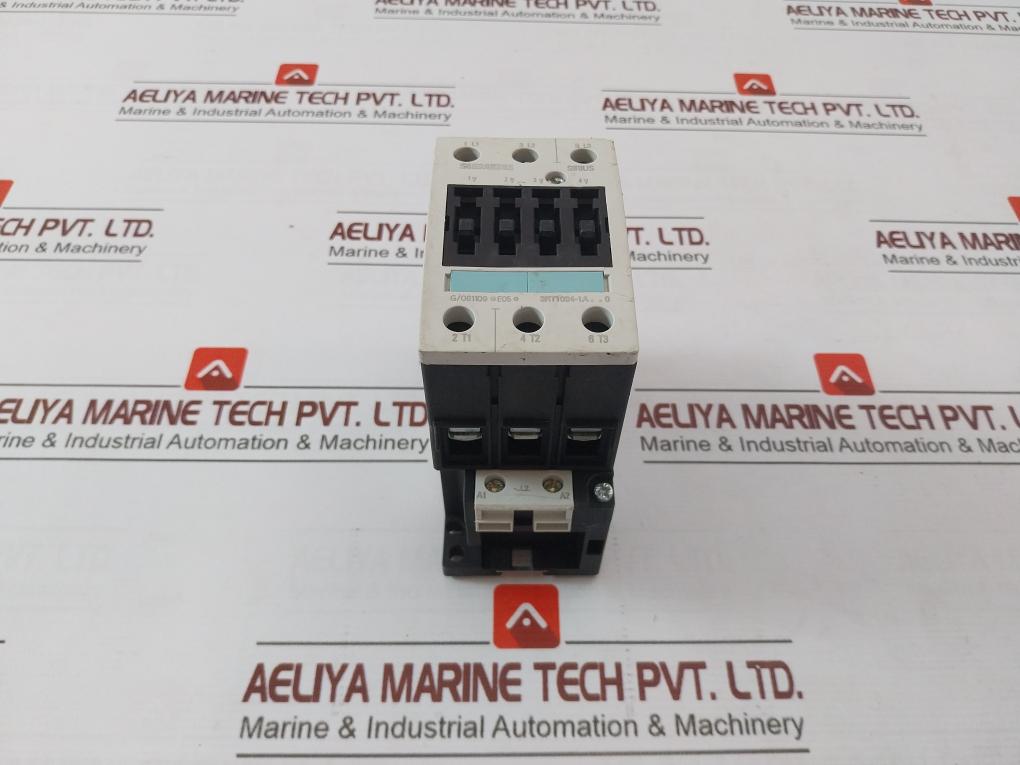 Siemens 3Rt1034-1Al20 Power Contactor 4-2003/50Hz 3Rt1926-1Bd00 G/081110