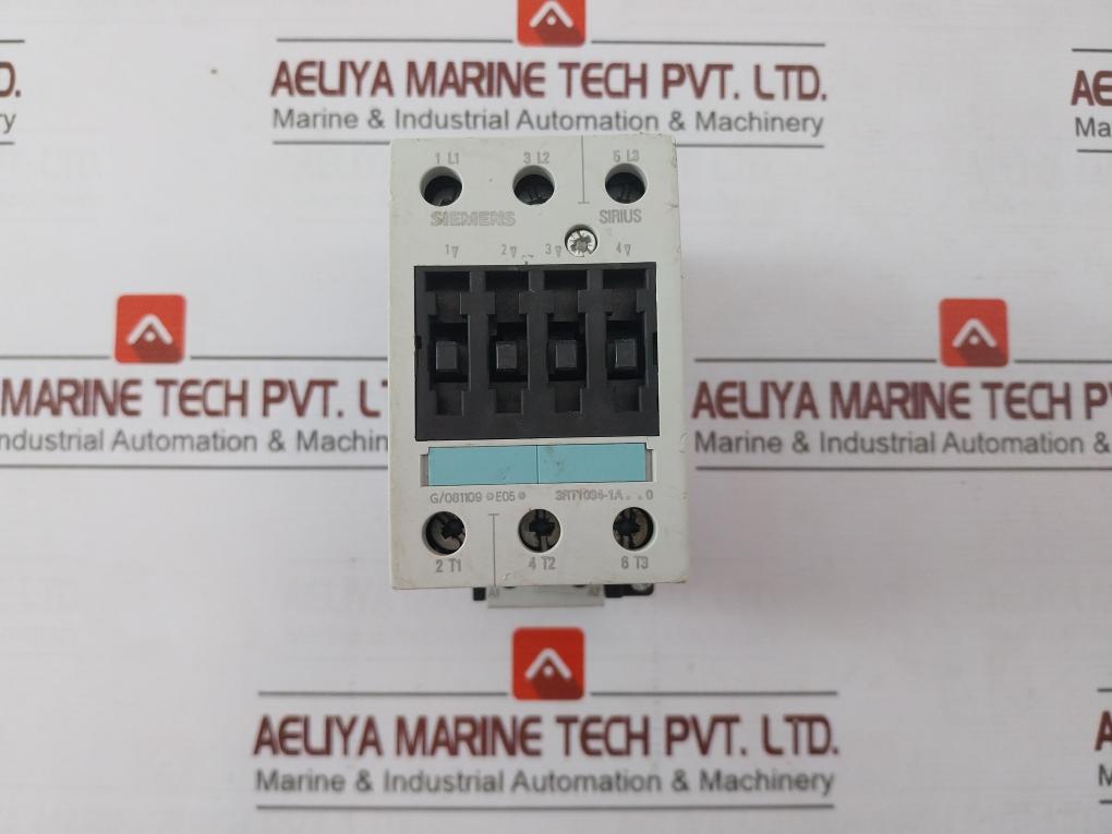 Siemens 3Rt1034-1Al20 Power Contactor 4-2003/50Hz 3Rt1926-1Bd00 G/081110
