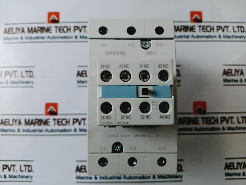 Siemens 3Rt1044-1Al24 Sirius Power Contactor 50/60Hz