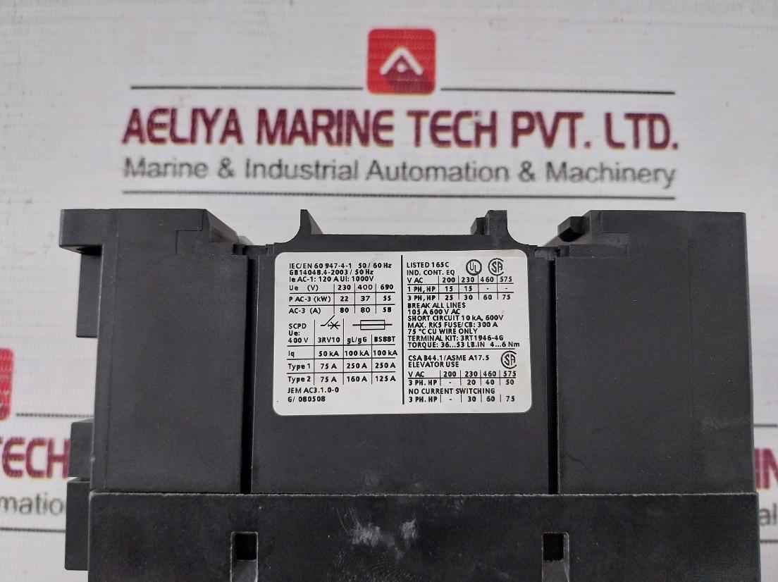 Siemens 3Rt1045-1B..0 Sirius Power Contactor Dc 24V 10Ka At 600V