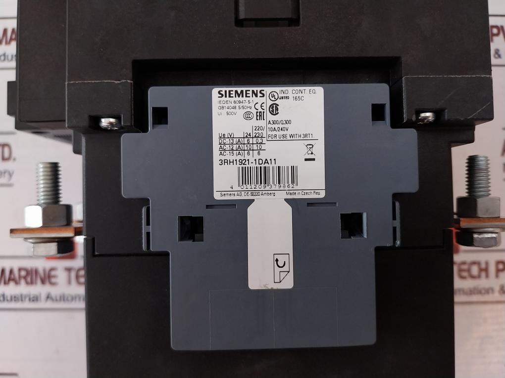 Siemens 3Rt1056-6Ap36 Contactor 3P 380V 50/60 Hz