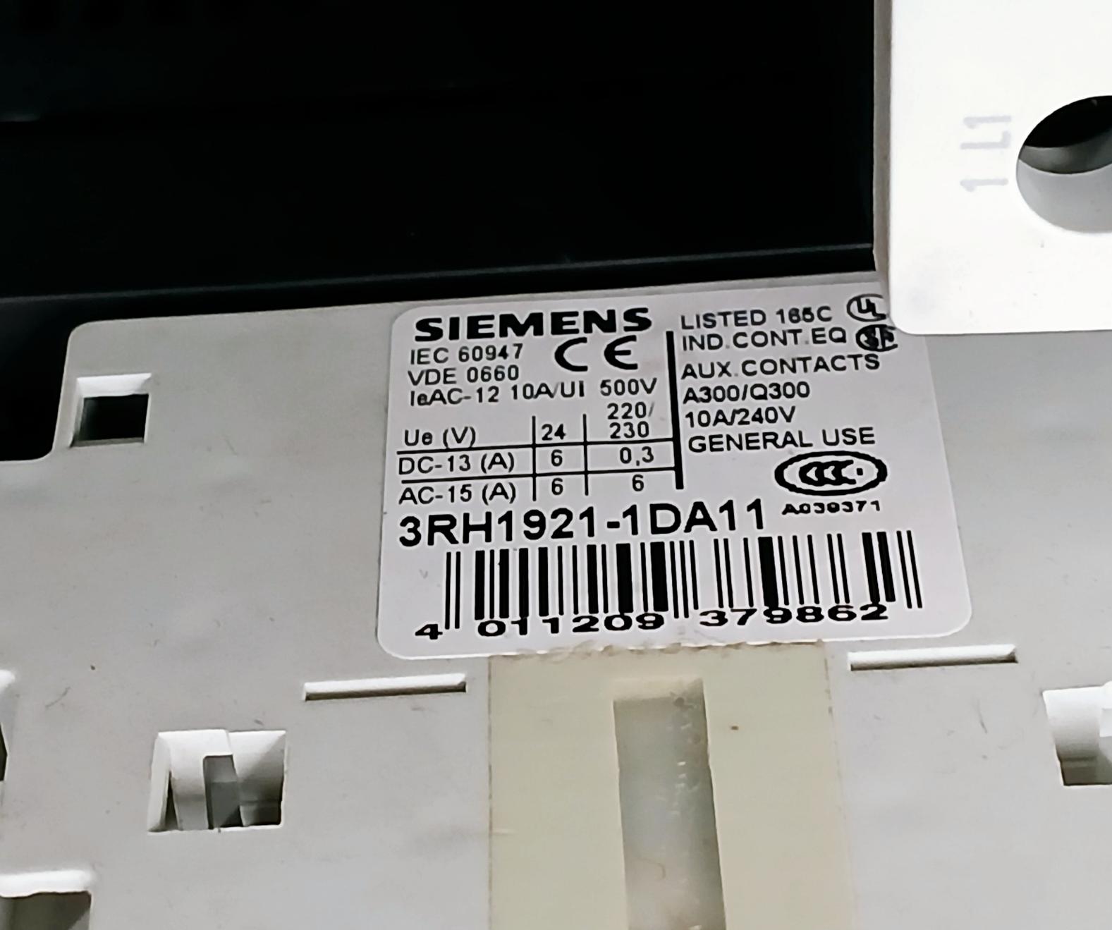 Siemens 3Rt1476-6...6 Clean Power Filter 1P 6Se7036-0Ed83-2Nb1 50/60Hz