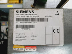 Siemens 3Rt1476-6...6 Clean Power Filter 1P 6Se7036-0Ed83-2Nb1 50/60Hz