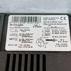 Siemens 3Rt1476-6...6 Clean Power Filter 1P 6Se7090-0Xx84-1Ga1 S F2Vo004647