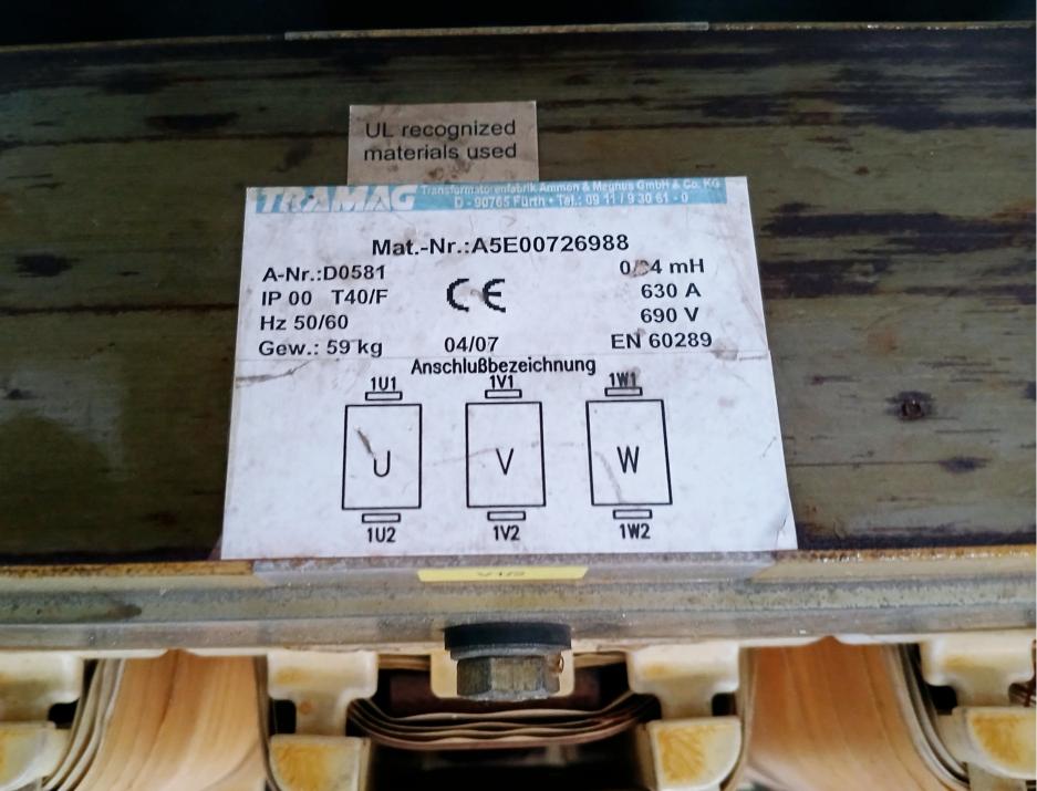 Siemens 3Rt1476-6...6 Clean Power Filter 1P 6Se7090-0Xx84-1Ga1 S F2Vo004647