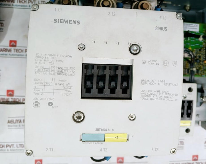 Siemens 3Rt1476-6...6 Clean Power Filter 1P 6Se7090-0Xx84-1Ga1 S F2Vo004647