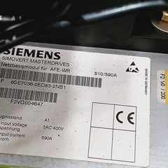 Siemens 3Rt1476-6...6 Clean Power Filter 1P 6Se7090-0Xx84-1Ga1 S F2Vo004647