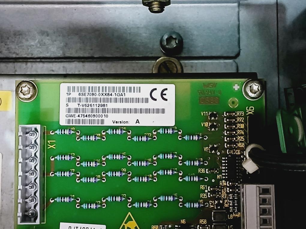 Siemens 3Rt1476-6...6 Clean Power Filter 1P 6Se7090-0Xx84-1Ga1 S F2Vo004647