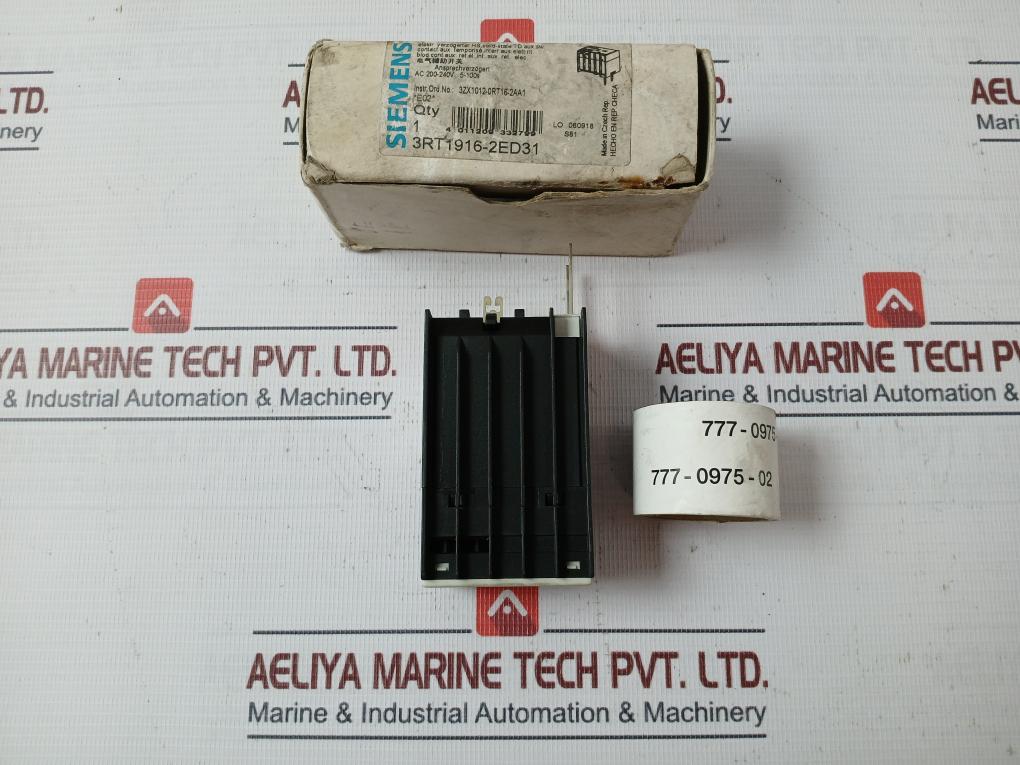 Siemens 3Rt1916-2Ed31 Solid-state Time-delay Relay Ac 200-240V Iec 255 Vde 0660