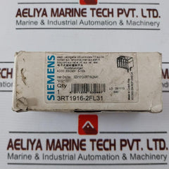 Siemens 3Rt1916-2Fl31 Relay Auxiliary Switch Ac/Dc 200-240V 5-100S