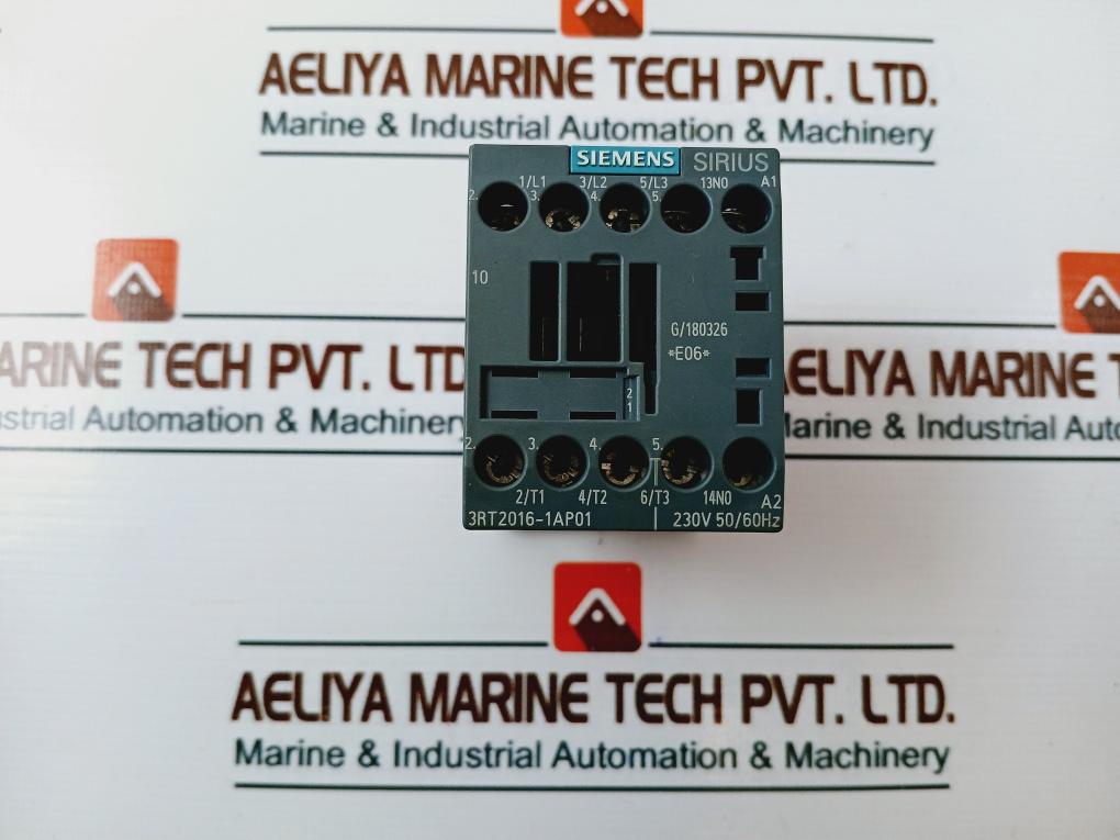 Siemens 3Rt2016-1Ap01 Power Contactor 20A 50/60Hz