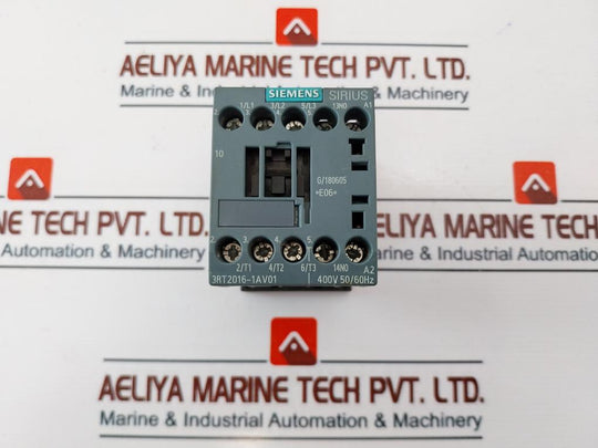 Siemens 3Rt2016-1Av01 Power Contactor 0.8-1.2 Nm 3 Pole 400V 50/60Hz