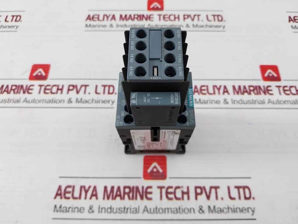 Siemens 3Rt2016-1Bb42 Contactor 12V-250V 24V A600/Q600 50/60Hz