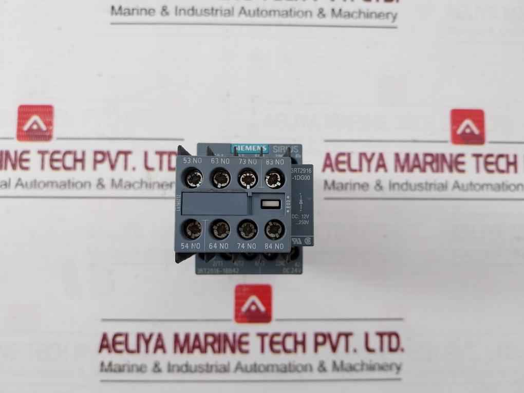 Siemens 3Rt2016-1Bb42 Contactor 12V-250V 24V A600/Q600 50/60Hz
