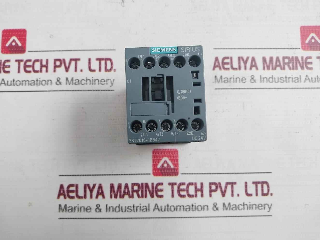 Siemens 3Rt2016-1Bb42 Contactor Iec/En/K 60947-4-1 50/60Hz Gb14048.4/50Hz