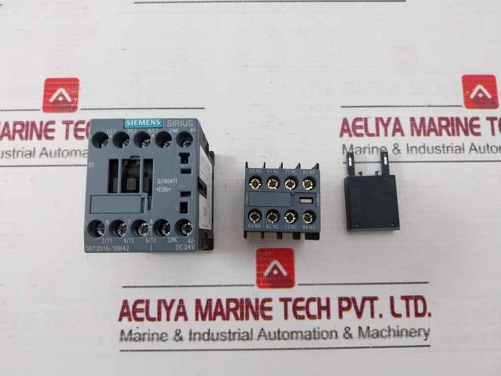 Siemens 3Rt2016-1Bb42 Power Contactor 10A 75°C