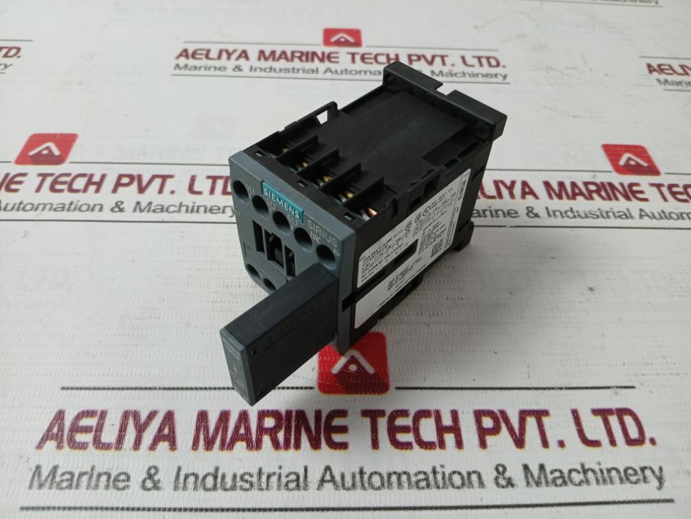 Siemens 3Rt2016-1Bb42 Power Contactor 50/60Hz 12V-250V 75C