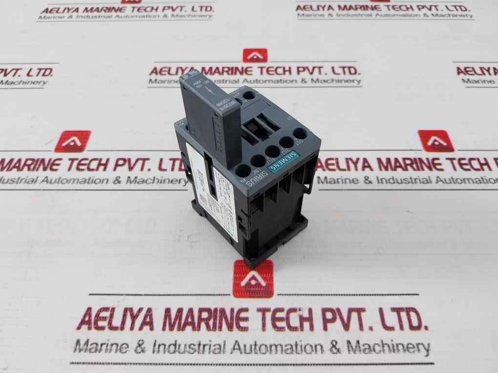 Siemens 3Rt2016-1Bb42 Power Contactor 50/60Hz 20A 600V