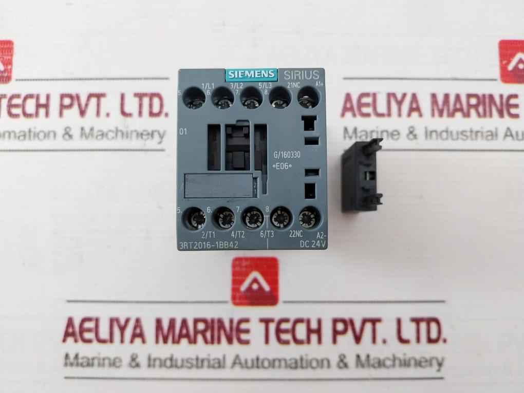 Siemens 3Rt2016-1Bb42 Power Contactor 50/60Hz 50A