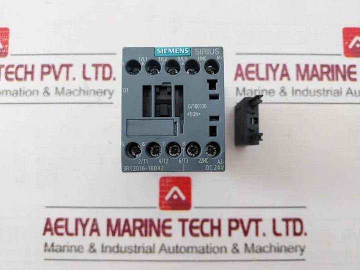 Siemens 3Rt2016-1Bb42 Power Contactor 50/60Hz 50A