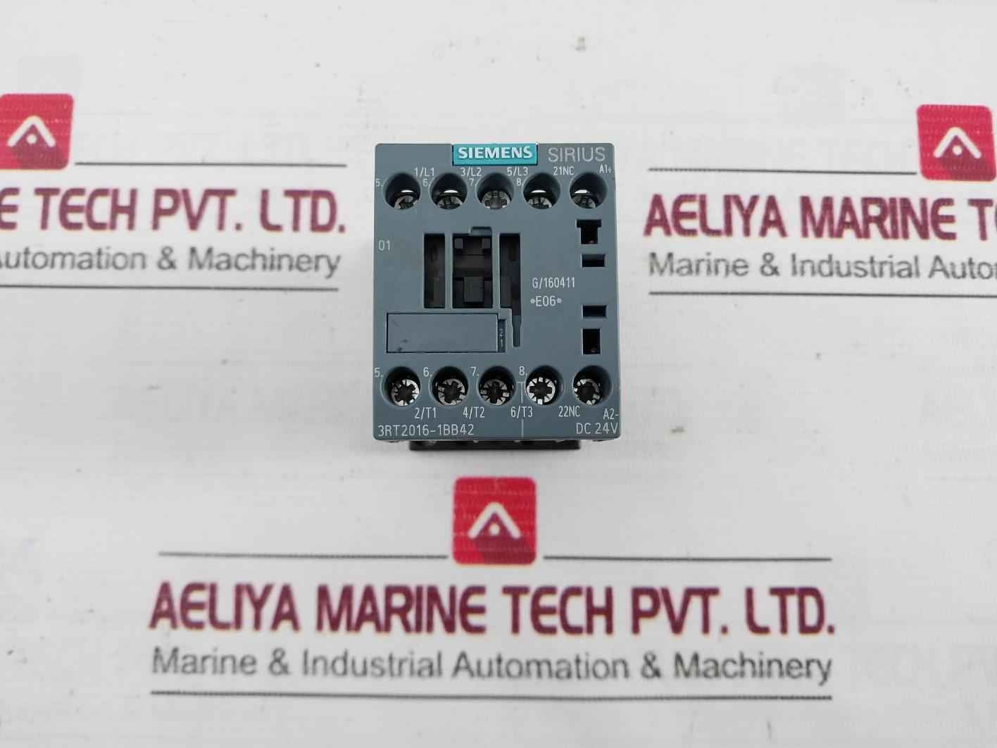 Siemens 3Rt2016-1Bb42 Power Contactor 690V Dc 24V A600/Q600