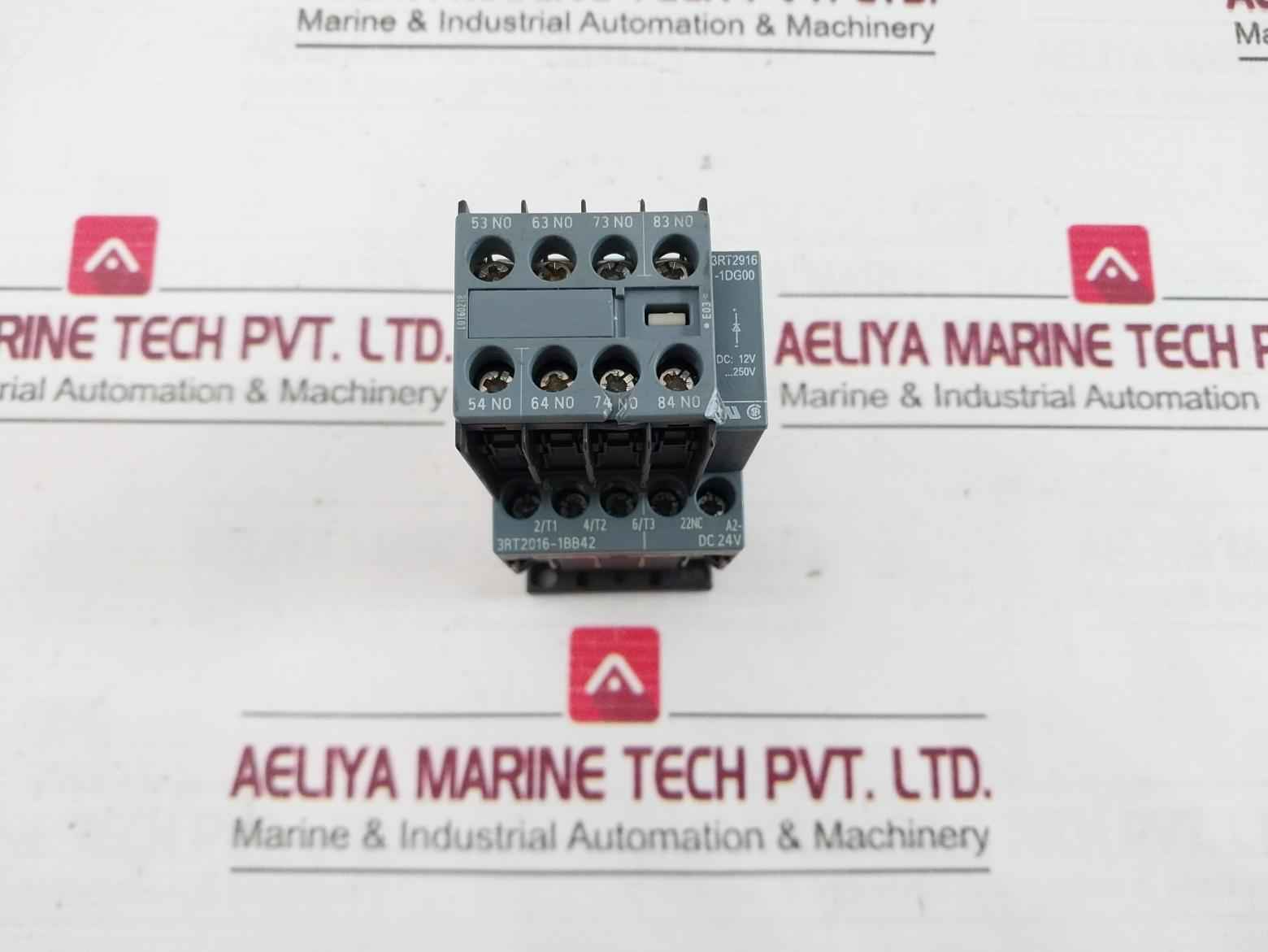 Siemens 3Rt2016-1Bb42 Power Contactor Dc 24V 22A 690V
