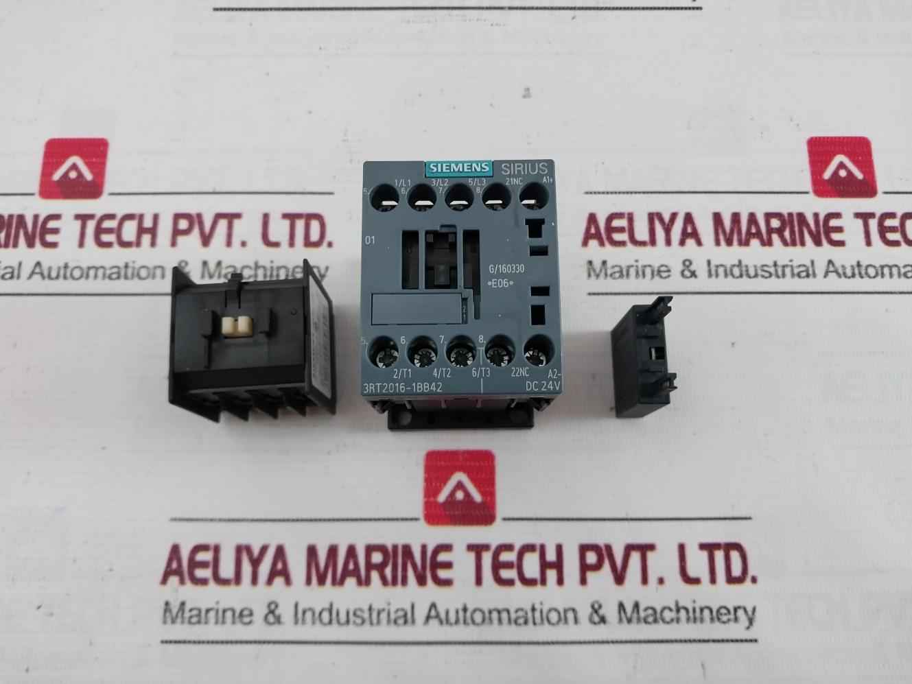 Siemens 3Rt2016-1Bb42 Power Contactor Dc 24V 22A 690V